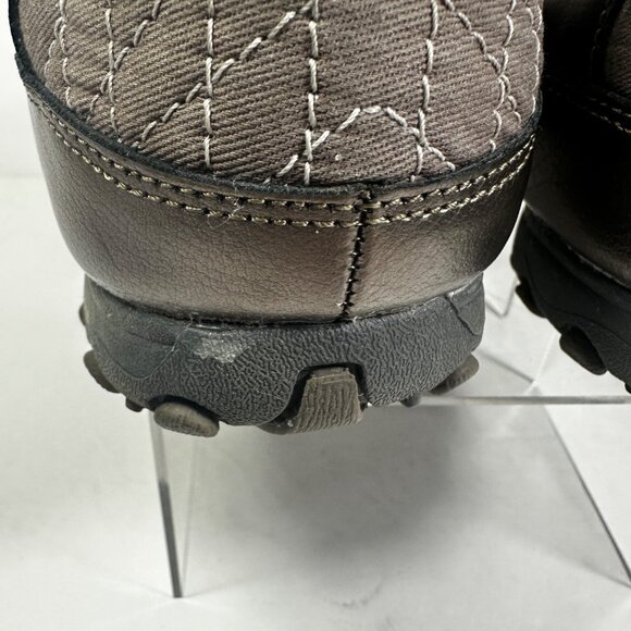 Athletech Women's Pewter Metallic Non-Marking Sneakers 9.5M Leather Whimsical - Picture 10 of 11